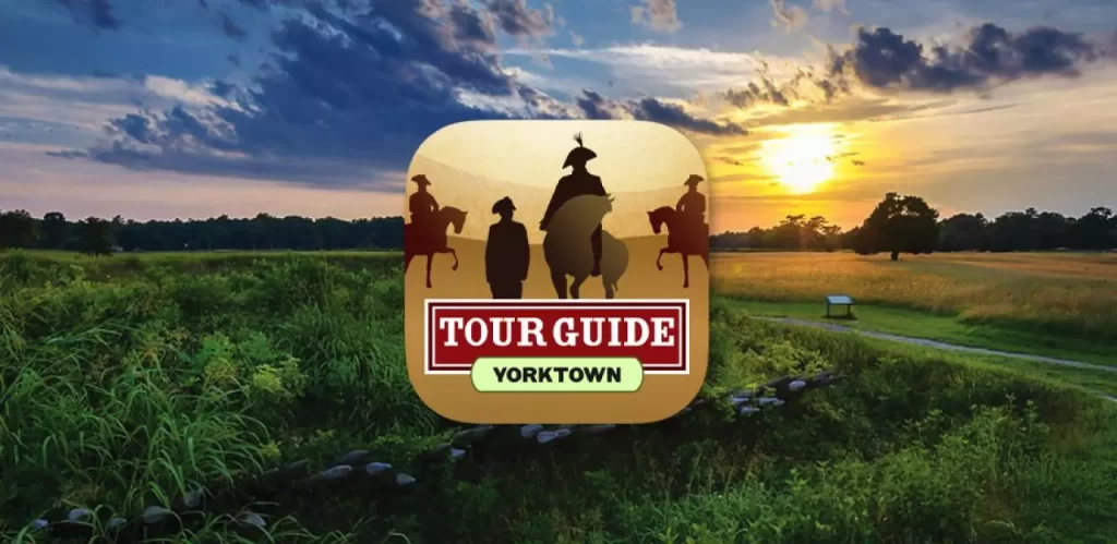 Yorktown Tour Guide app graphic